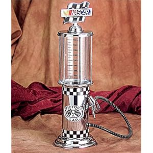 Godinger Nascar 32-Ounce Liquor Dispenser, Clear