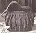 Vintage Crochet PATTERN to make - Beaded Evening Bag Purse Handbag Retro. NOT a finished item. This 