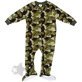 Camo Footed Sleeper Pajamas for Toddler Boys
