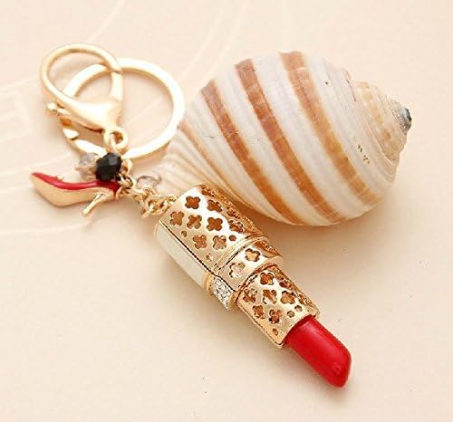 Popular Snail Ornaments Paint Lipstick Heels Child Keychain