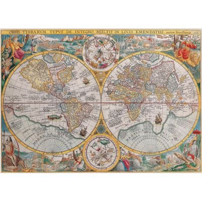Ravensburger 16381 - Historische Weltkarte - 1500 Teile Puzzle