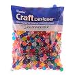 Faceted Beads, 8mm, Multi Trans Mix, 480pc Pkg