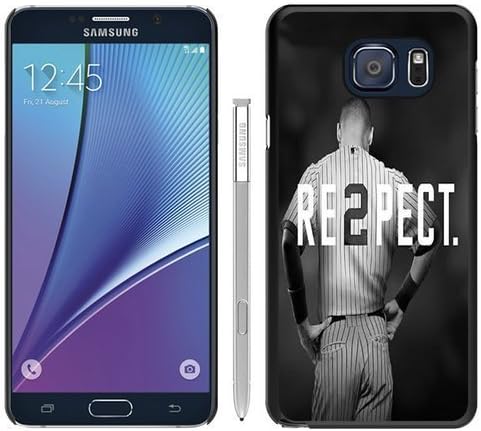 Samsung Galaxy Note 5 Case,Derek Jeter RE2PECT New York Yankees Black Samsung Galaxy Note 5 Phone Case CHG CASE