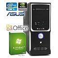 Leiser PC - CSL Speed H4523 (Core i5) - Multimedia QuadCore! PC-System mit Intel Core i5-2500 4x 3300 MHz, 1000GB SATA, 8192MB DDR3, ASUS Mainboard, GeForce GT 520 2048MB, DVD-RW, CardReader, 7.1 Sound, GigLAN, Windows 7 Home Premium, Office 2010