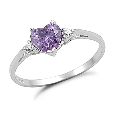 Heart shaped engagement rings amazon