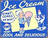 Ice Cream Sign - Giant Cones