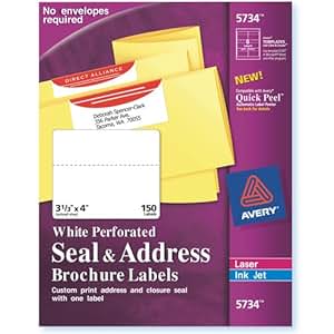 Amazon.com : AVE5734 - Printable Mailing Seals by Avery : Address ...
