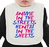 Anime In The Streets Hentai In The Sheets ネクタイを有する有機ビブ Medium