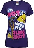 Angry Birds Im Hot with my Slingshot Juniors Girly T-Shirt