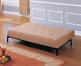 Levita Elegant Lounger Tufted Sofa Bed - Tan