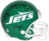 Mark Gastinaeu, Joe Klecko, Marty Lyons, and Abdul Salaam New York Jets Sack Exchange Autographed Authentic ProLine Full Size Helmet