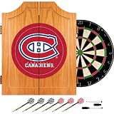 NHL Montreal Canadiens Dart Cabinet includes Darts and Board