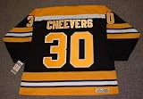 GERRY CHEEVERS Boston Bruins CCM Vintage Throwback Away Hockey Jersey