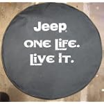 SpareCover® Brawny Series - Jeep Logo One Life. Live It. 30 Tire Cover