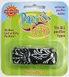 BooginHead PaciGrip Pacifier Clip - Black Flourish