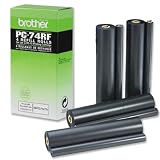 Brother Fax Ribbon Black for T74 76 Ref PC74RF [Pack 4]