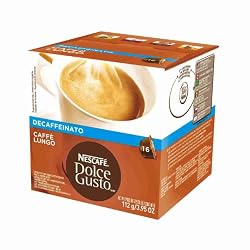 Nescaf&eacute; Dolce Gusto for Nescaf&eacute; Dolce Gusto Brewers, Caff&egrave; Lungo Decaffeinato, 16-Count Capsules (Pack of 3)