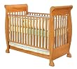 Anastasia Crib In Honey Oak Finish By Da Vinci Baby Furniture