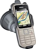 Nokia 2710 Navigation Edition Handy (GPS, Ovi Karten, 2 MP, Gerätehalter CR-118, KFZ-Ladekabel DC-4) warm silver
