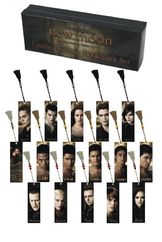 AMAZON EXCLUSIVE! Neca Twilight New Moon Bookmark Set of 16 in Limited Edition Collectors Case