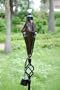 72 Inch (set Of 6) Honey Brown Glass Outdoor Garden Tiki Torches