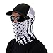Hoo-Rag - High Performance 100% Moisture Wicking Polyester Microfiber Multi-Functional Face Mask & Neck Cover - UPF 30 - One Size Fits Most - American Ink