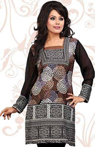 Indian Tunic Top Womens Long Kurti Blouse India Clothes