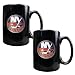 New York Islanders NHL 2pc Black Ceramic Mug Set - Primary Logo by Great American Products