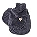Gunapod Sleep Sack Unisex Fleece Wearable Blanket Baby Sleeping Bag, Charcoal Grey, 9-18 Months