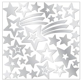 Mirror Shooting Stars (12 x 12")