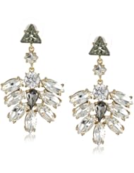 Juicy Couture Rhinestone Cluster Drop Earrings