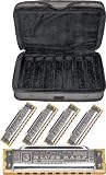 Musical Instruments : Hohner Case of Blues Harmonica 5-Pack