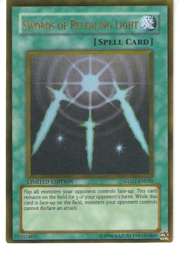 2008 YuGiOh Gold Edition Series GLD1-En030 Swords of Revealing Light (Limited Edition)