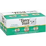Fancy Feast Gourmet Cat Food, 3-Flavor Feast Variety Pack, 24-Count Cans