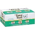 Fancy Feast Gourmet Cat Food, 3-Flavor Feast Variety Pack, 24-Count Cans