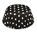 Fox Run Polka Dot Bake Cups, Standard, 50 Cups, Black