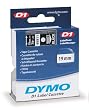 Dymo D1 Cartridge White Printblack Tape 3/4IN X 23FT