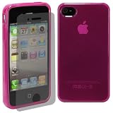 Produkt-Bild: Silicon Bumper Pink f&uuml;r Iphone 4 / 4S mit Displayschutzfolie
