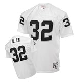 Oakland Raiders NFL Jersey Marcus Allen #32 White Throwback Jersey Size 48