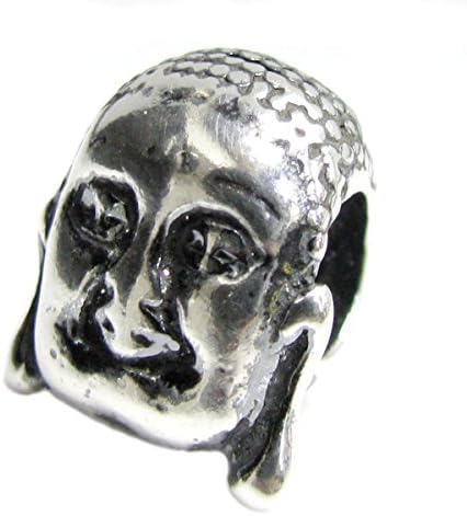 925 Sterling Silver Buddha Sakyamuni Buddhist Monk Bead For European Charm Bracelet