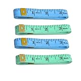 uxcell ソフトテープメジャー　 縫製テーラー定規 150cm/60 inch　ブルーとブラックとグリーン　携帯型　ソフトプラスチック