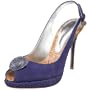 Bourne Women's Tasha Slingback Pump,Violet,38 EU (US Women's 7 M)