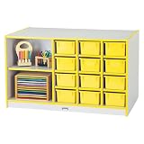 Jonti-Craft 0440JC003 Rainbow Accents Storage Island