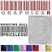Sticker Decal Graphic - Barcode UPC Priceless Medicine Ball Excercise Med Fitness A719