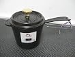 Staub 1.25 Qt Saucepan with Long Handle & Lid Black Cast Iron 1281425