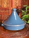 Large versatile tagine in blue