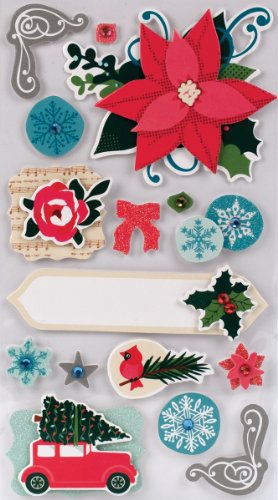 American Crafts Remarks Dimensional Sticker Sheet, 