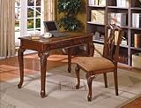 IMAGE OF New Dirty Oak Finish Secretary Writing Desk with Chair