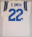 Emmitt Smith Dallas Cowboys Autographed Custom NFL Football Jersey (White)