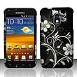 Samsung Epic 4G Touch D710 Galaxy S II Accessory - black/Silver Flower & Vines Design Protective Hard Case Cover for Sprint